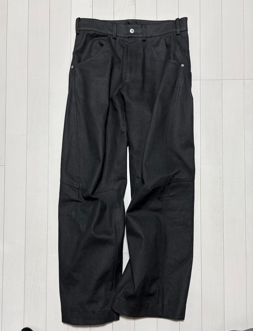 【極美品】Omar afridi 25SS knee darted flare