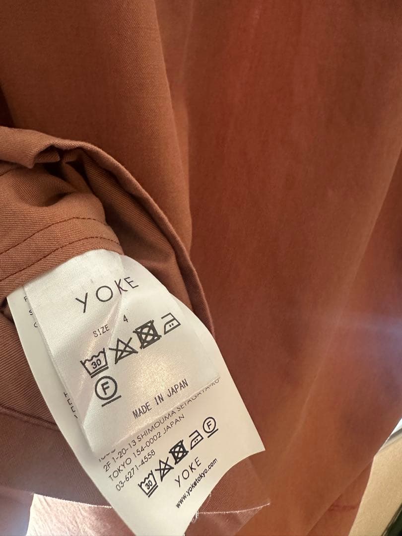 YOKE EMBROIDERY OPEN COLLAR SHIRT 半袖シャツ