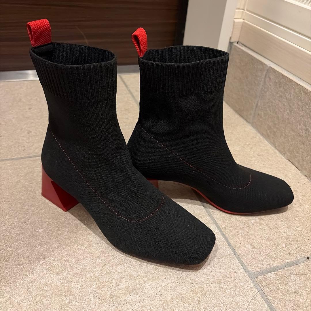 VIVAIA ビバイア Regina Pro ブーツEU37 23.5㎝ 黒 赤