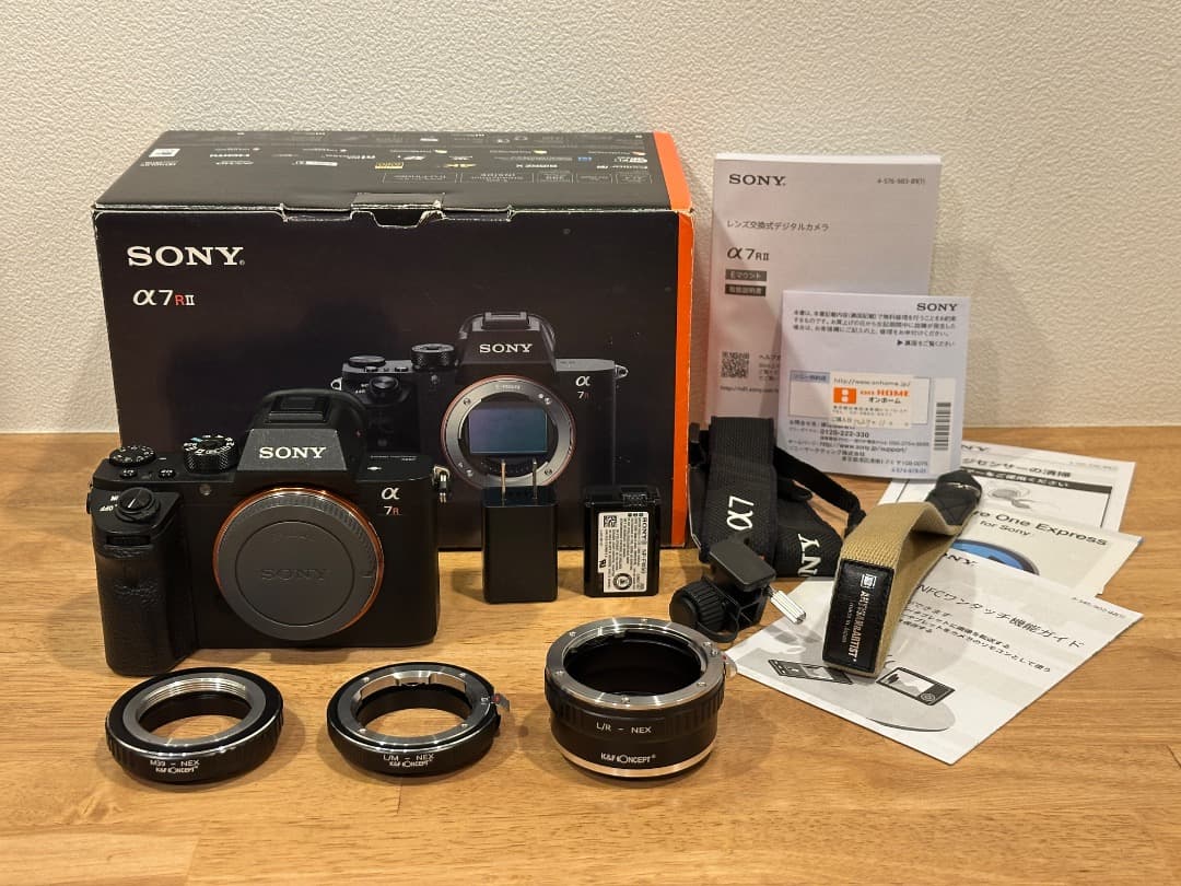 Sony a7 RII セット！綺麗です！箱と書類、付属品あります