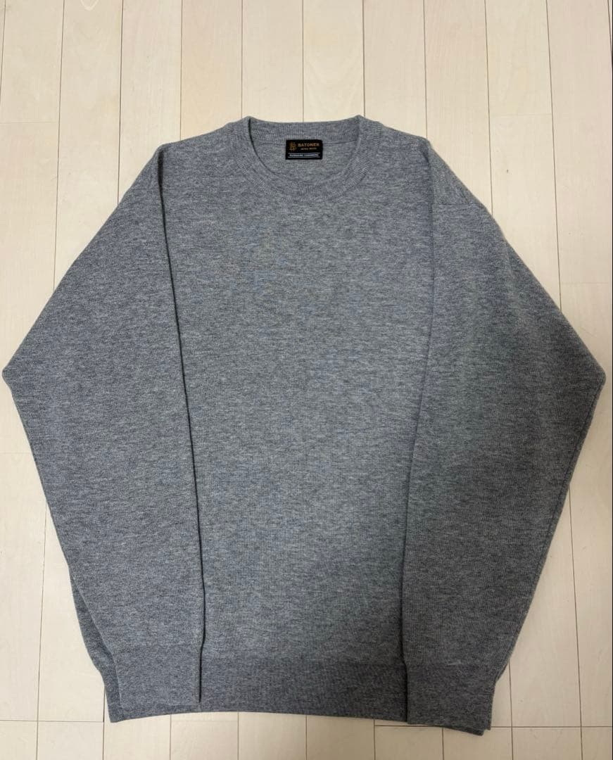 トップス BATONER 25AW SUNSHINE CASHMERE CREW NECK