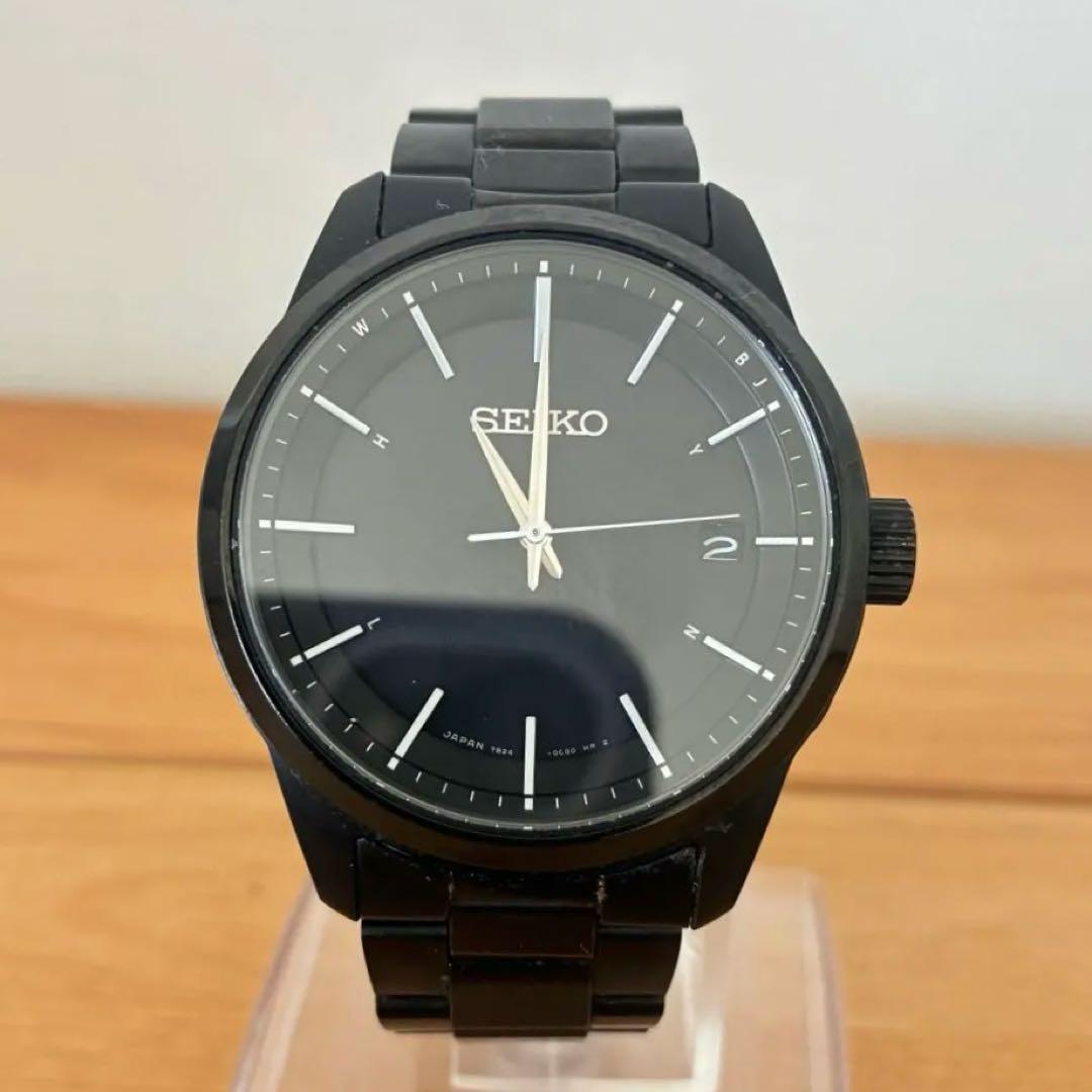 SEIKO セイコー 電波ソーラー ステンレス7B24-0BR0 アナログ 3針