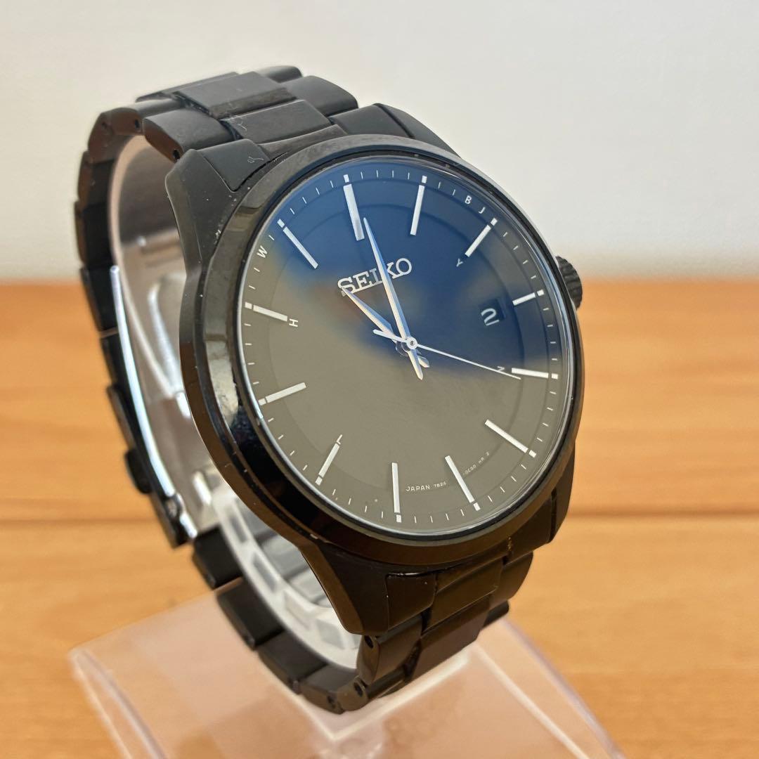 SEIKO セイコー 電波ソーラー ステンレス7B24-0BR0 アナログ 3針