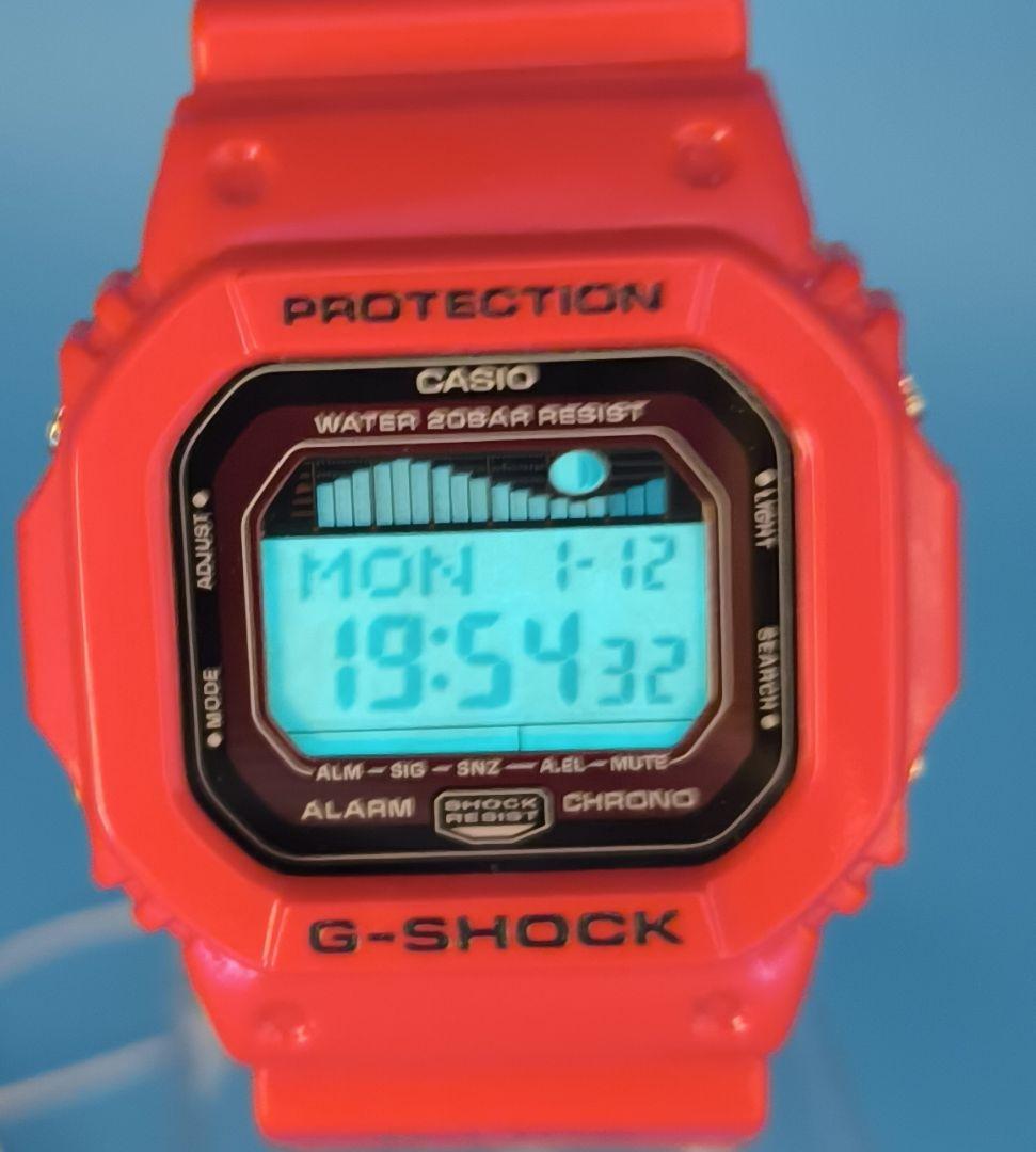 未使用に近いG-SHOCK GLX-5600 G-LIDE レッド