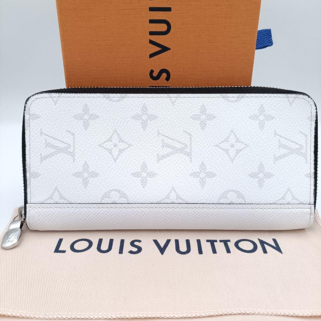 ルイヴィトン タイガラマ ジッピーウォレット ヴェルティカル ホワイト　IC搭載