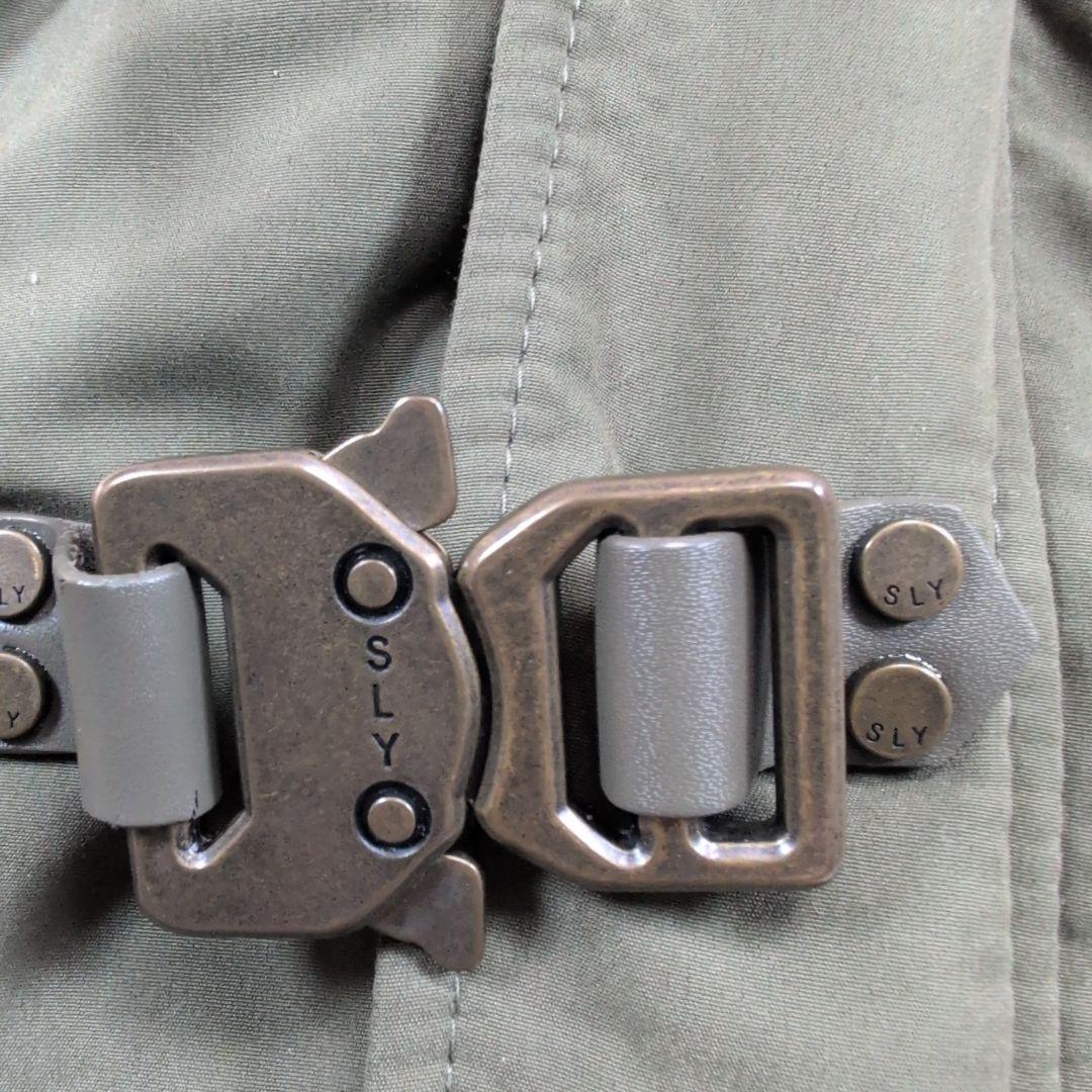 SLY ミリタリーモッズコート ボアライナーフード カーキ 鬼ファー 平成ギャル