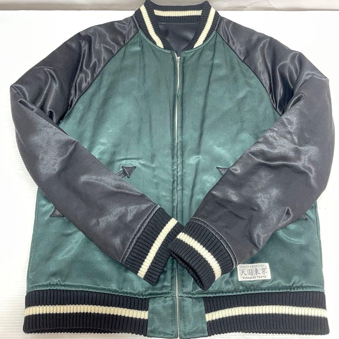 knmen129-0367 ワコマリア　天国東京 リバーシブルスカジャン　XL