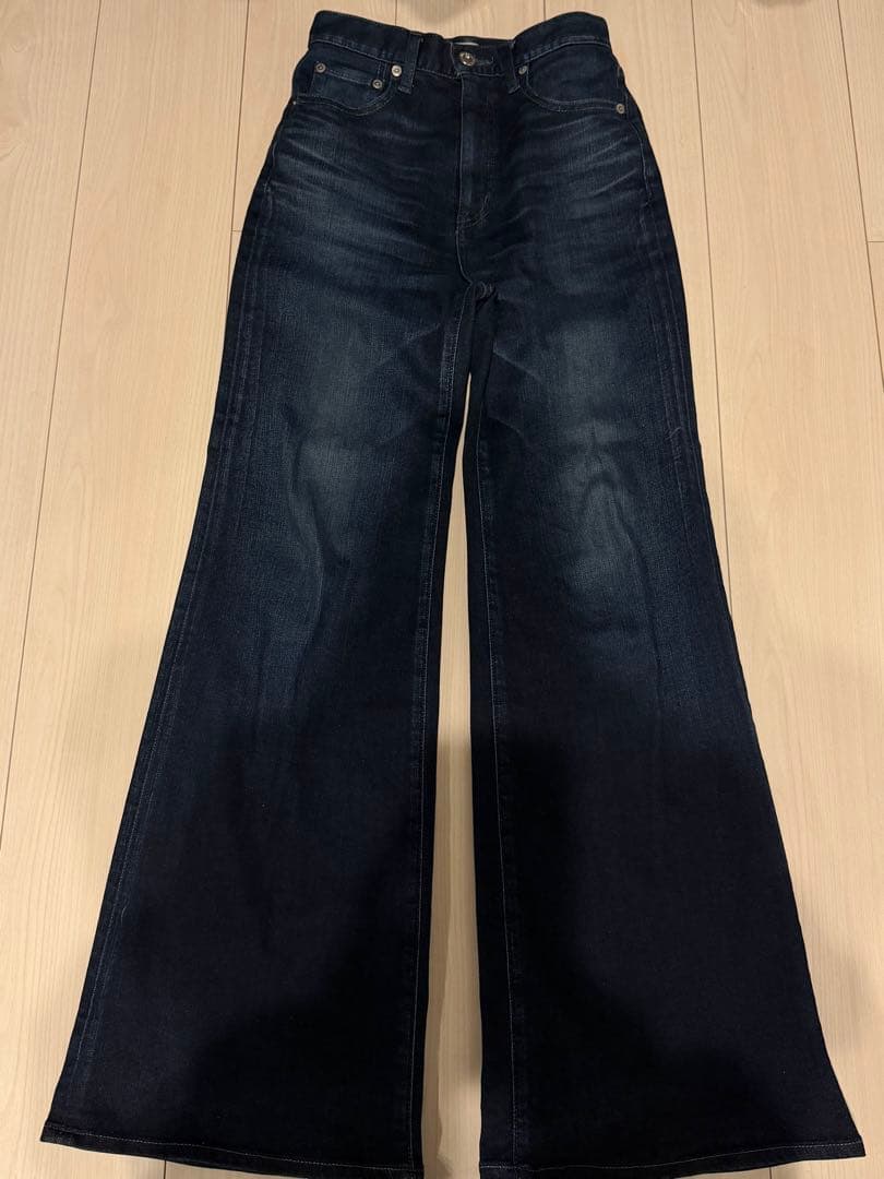 MOUSSY ADVANCED LONG LEG フレア　23インチ　D/BLU