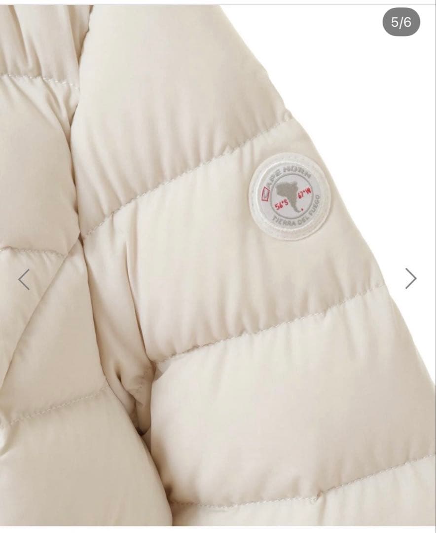 CAPEHORN SANTACRUZ ECOFUR ブラックダウンジャケット