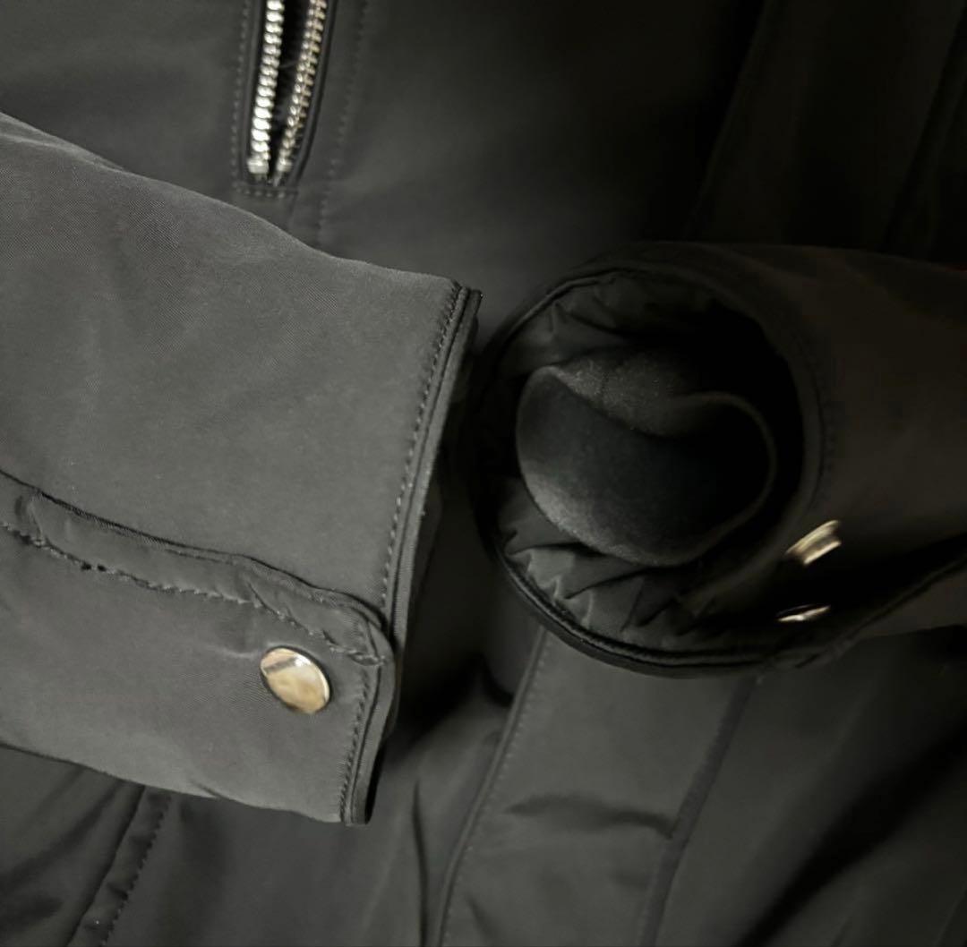 ザラZARAウォーター＆ウィンドプロテクション パーカー Sブラック 防水 防風