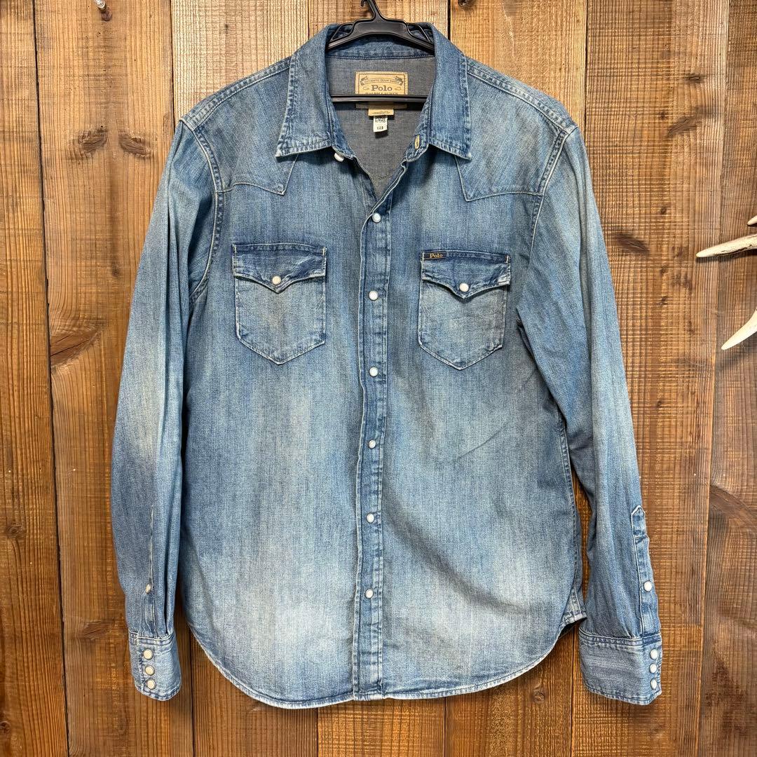 POLO RALPH LAUREN アイコンデニムウエスタンシャツ