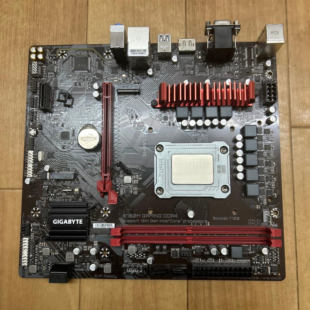 ⚫️GIGABYTE B760m intel12 core i5[ジャンク]