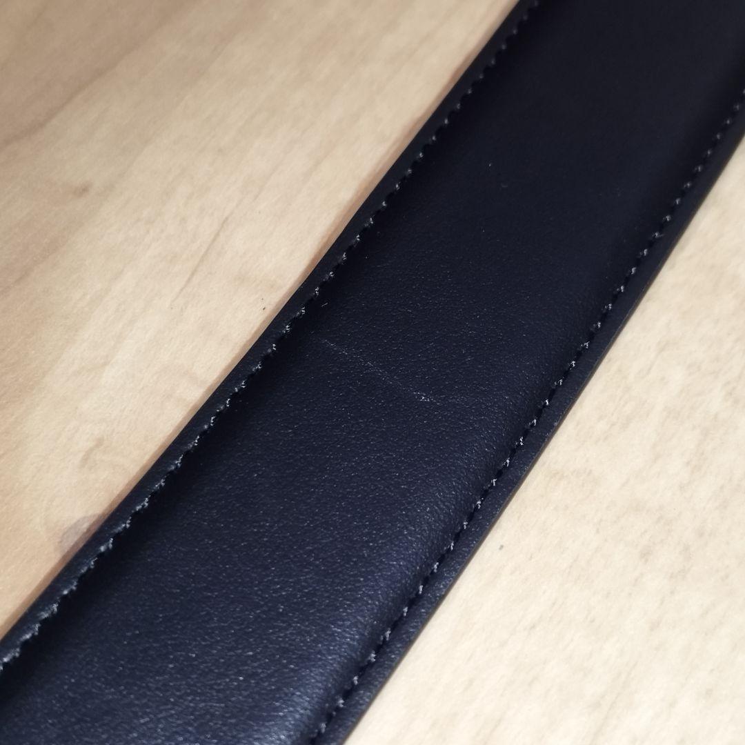 【美品】ジョンロブ　ベルト　カーフレザー　黒色　ブラック　85サイズ　メンズ