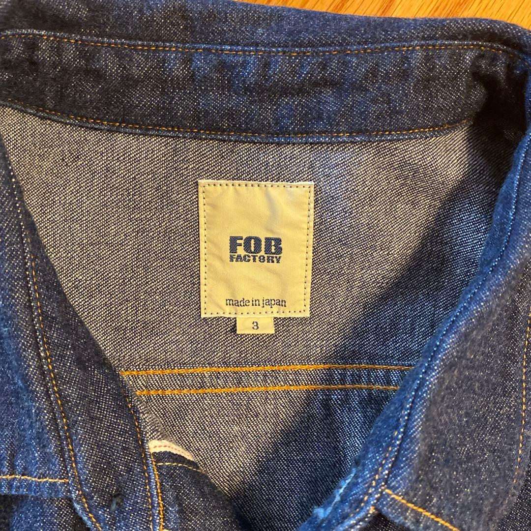 FOB FACTORY デニムシャツ サイズ3