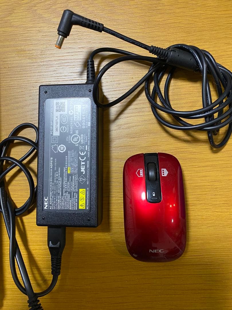 NEC LaVie ノートPC ACアダプター・マウス付き/ジャンク