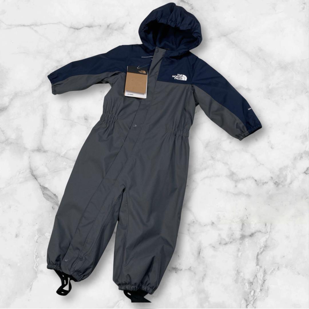 【新品】ノースフェイス　キッズ　ベビー　ロンパース　繋ぎ　防寒