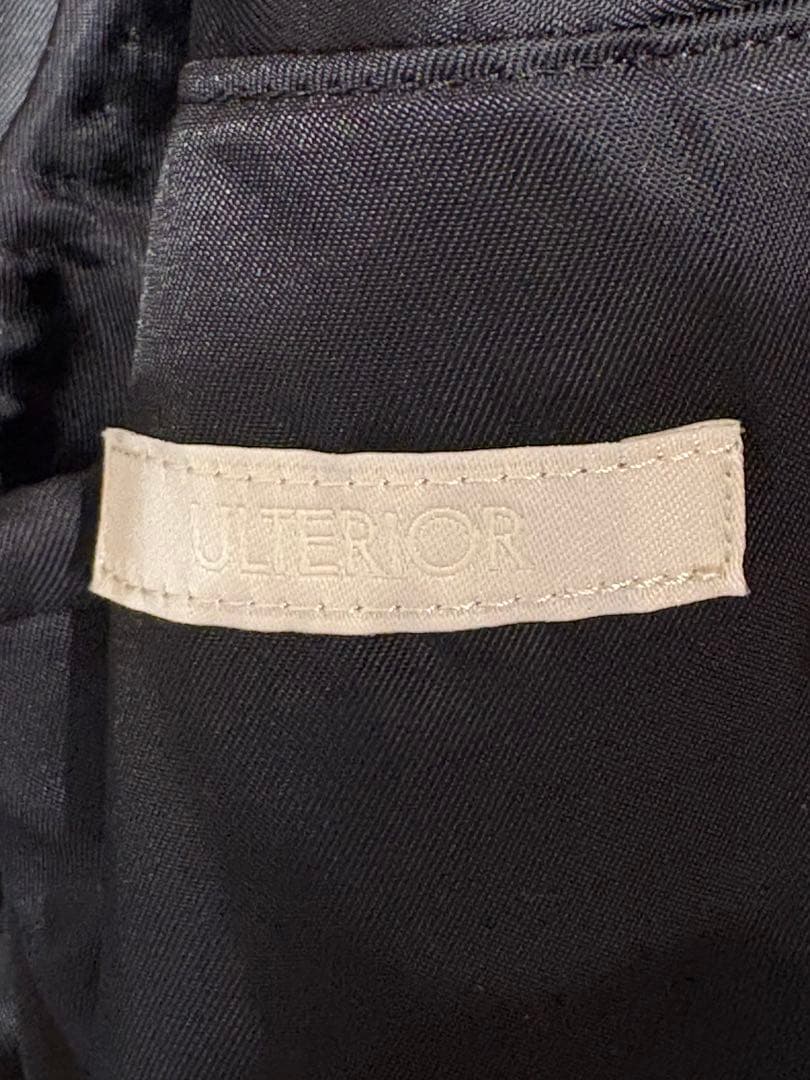 ULTERIOR 24AW シャンブレーソフトメルトン ダブルジャケット