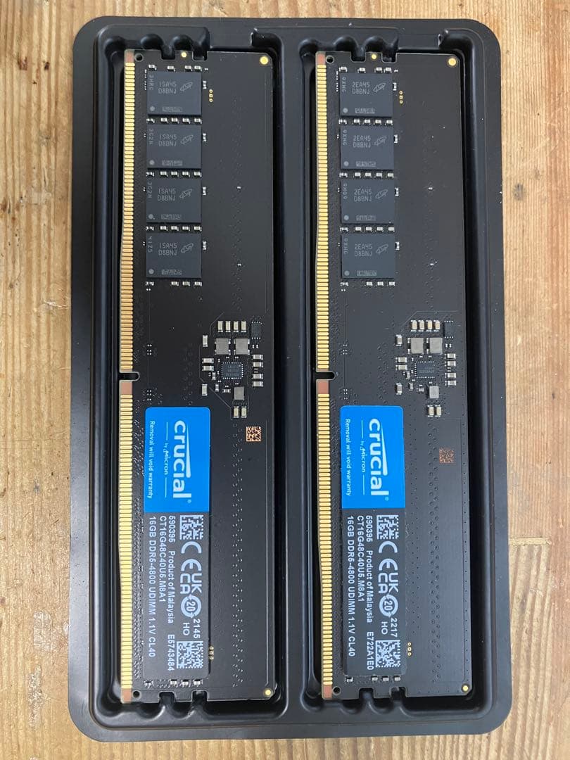Crucial DDR5-4800 UDIMM 16GB×2 32GB