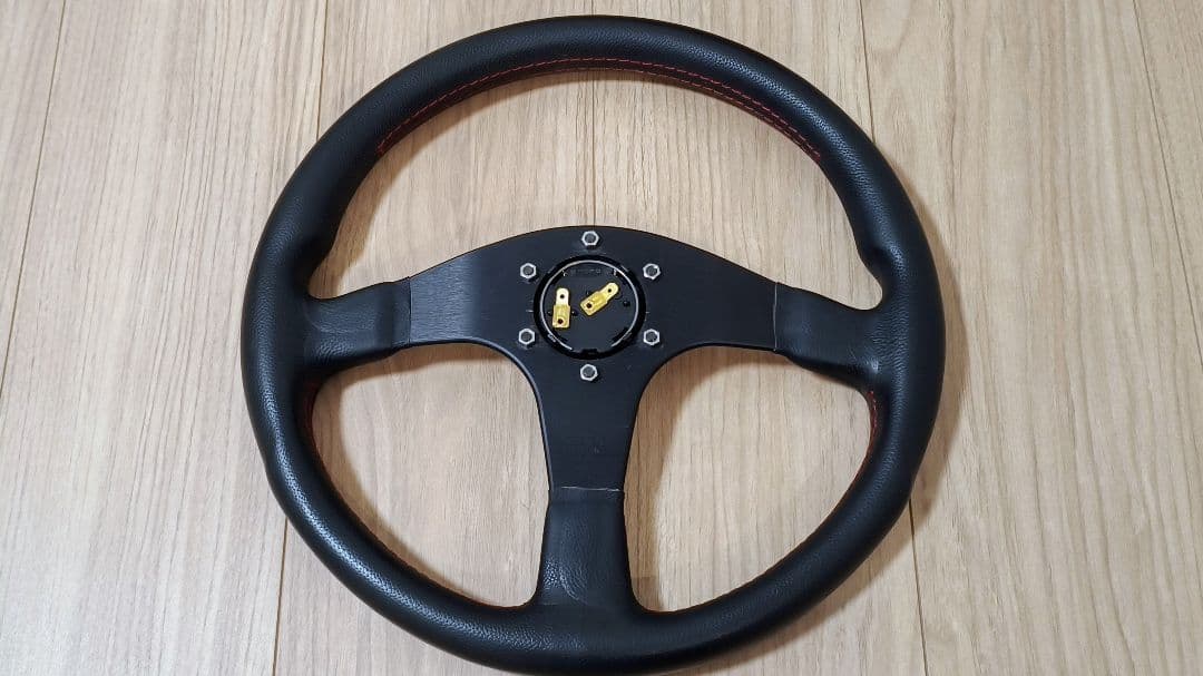 か*き様 MOMO モモ TUNER チューナー ブラック スポーク 350mm