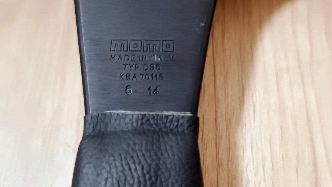 か*き様 MOMO モモ TUNER チューナー ブラック スポーク 350mm