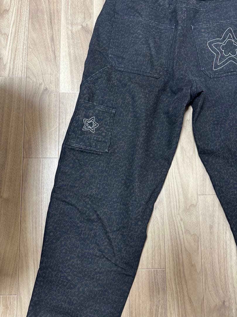 starteamスターチーム レオパードデニム 34