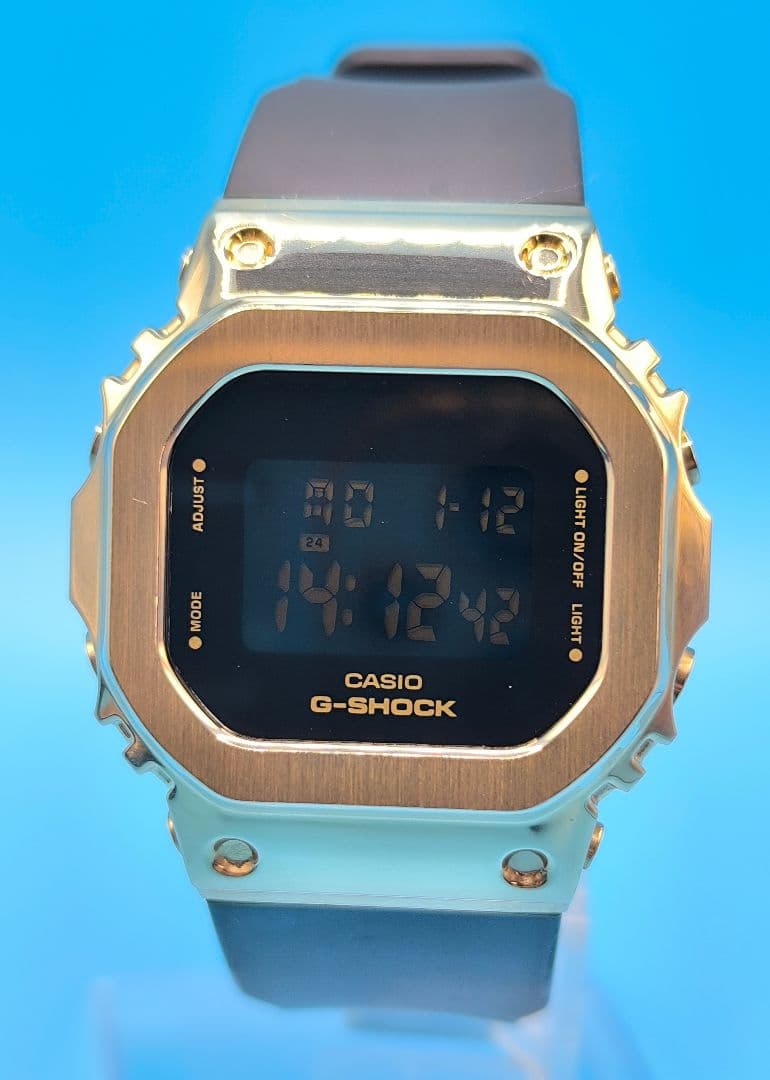 美品 G-SHOCK GM-S5600GB-1JF メタルカバード