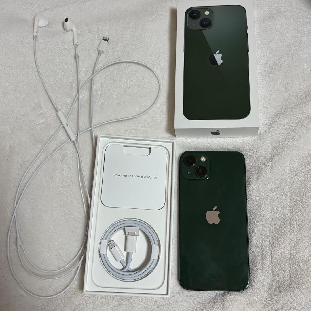 【本日限定価格】Apple iPhone13 512gbミッドナイトグリーン本体