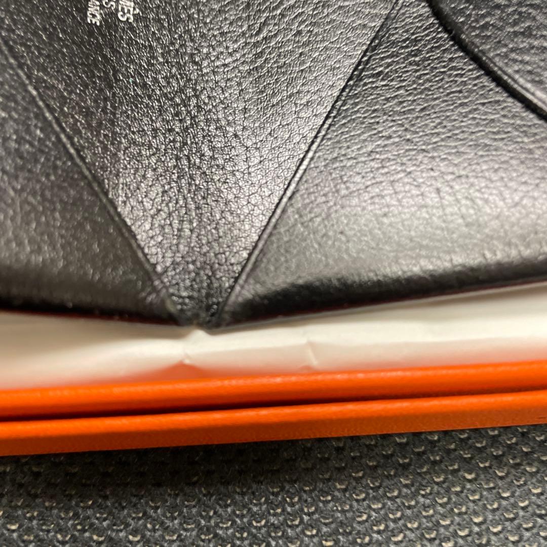 HERMES ブラックレザー 名刺入れ