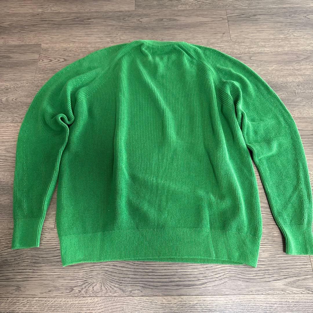 ハーマン　Cruciani グリーン ニットセーター