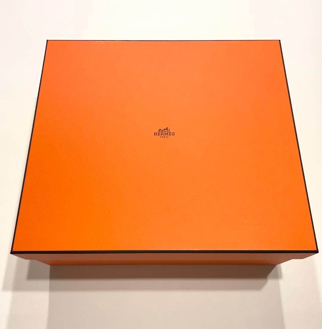 HERMES エルメス　箱(38×34×16cm)　ガーデンパーティ　095　①