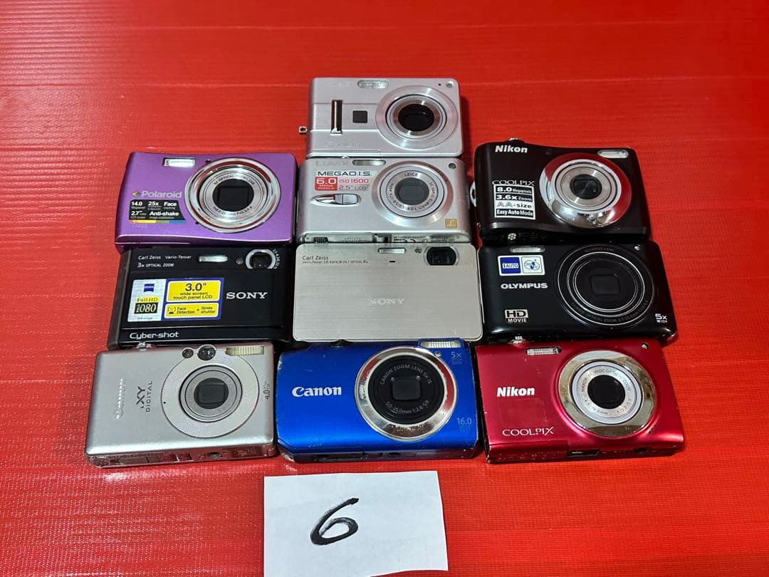 10台 デジカメラ まとめ【動作未確認ジャンク扱】⑥