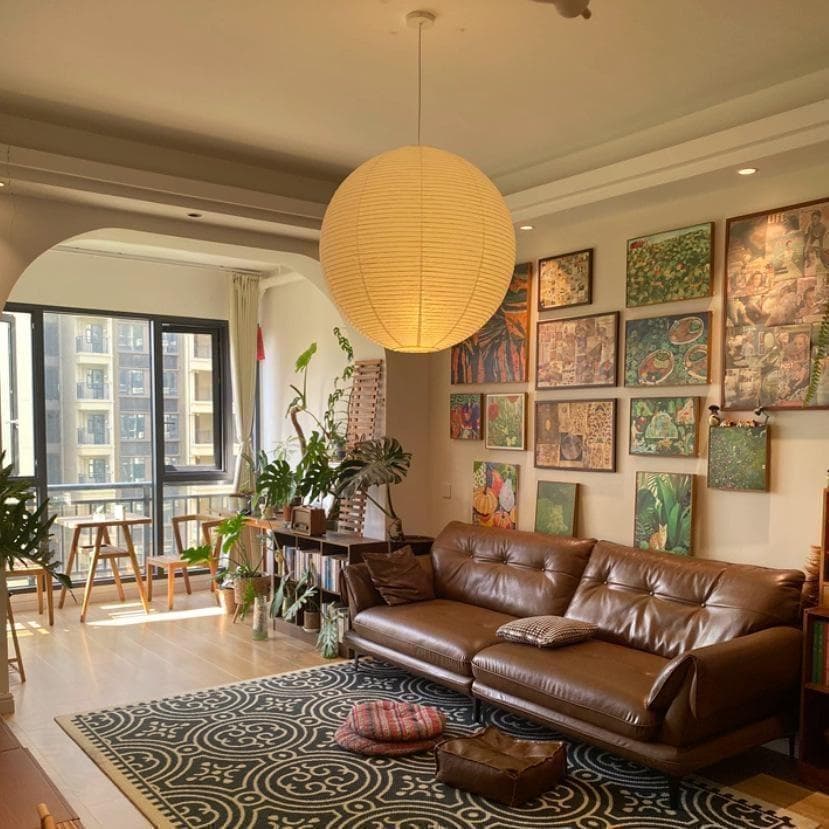 イサムノグチ　45A AKARI　ペンダントランプ　ウォームライト　リプロダクト