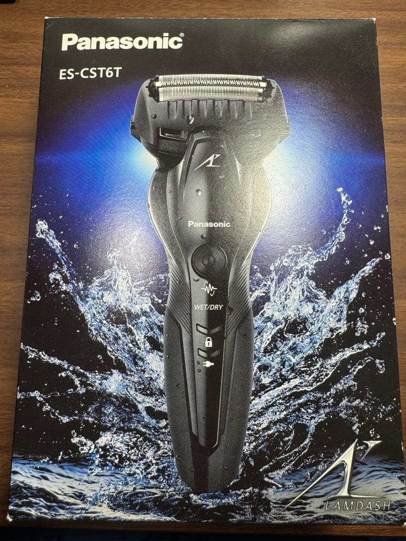 【完全未使用】パナソニック ラムダッシュ シェーバー ES-CST6T ブラック