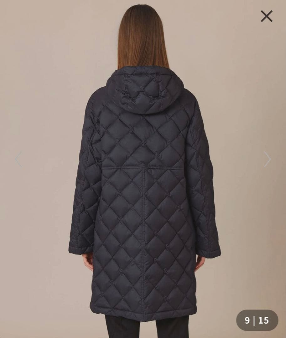 美品◼️マッキントッシュロンドン　ダウンキルトフーデットコート　44