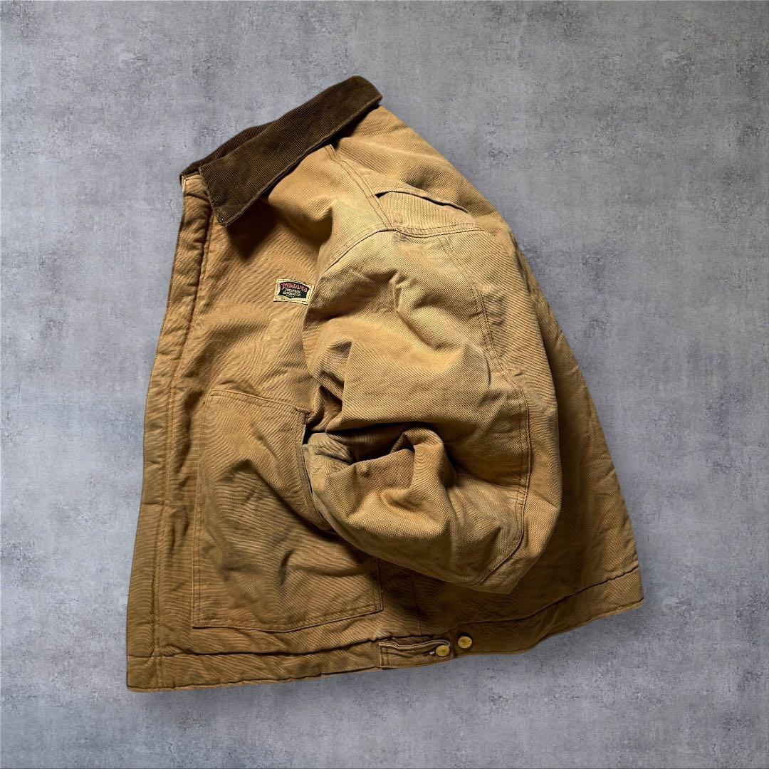 2304古着90年代USA製INDIANAダックジャケット短丈TALONジッパー