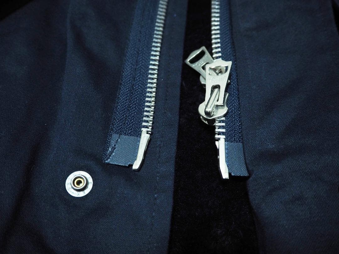 FRED PERRY フレッドペリー ダークネイビー モッズコート フード付美品