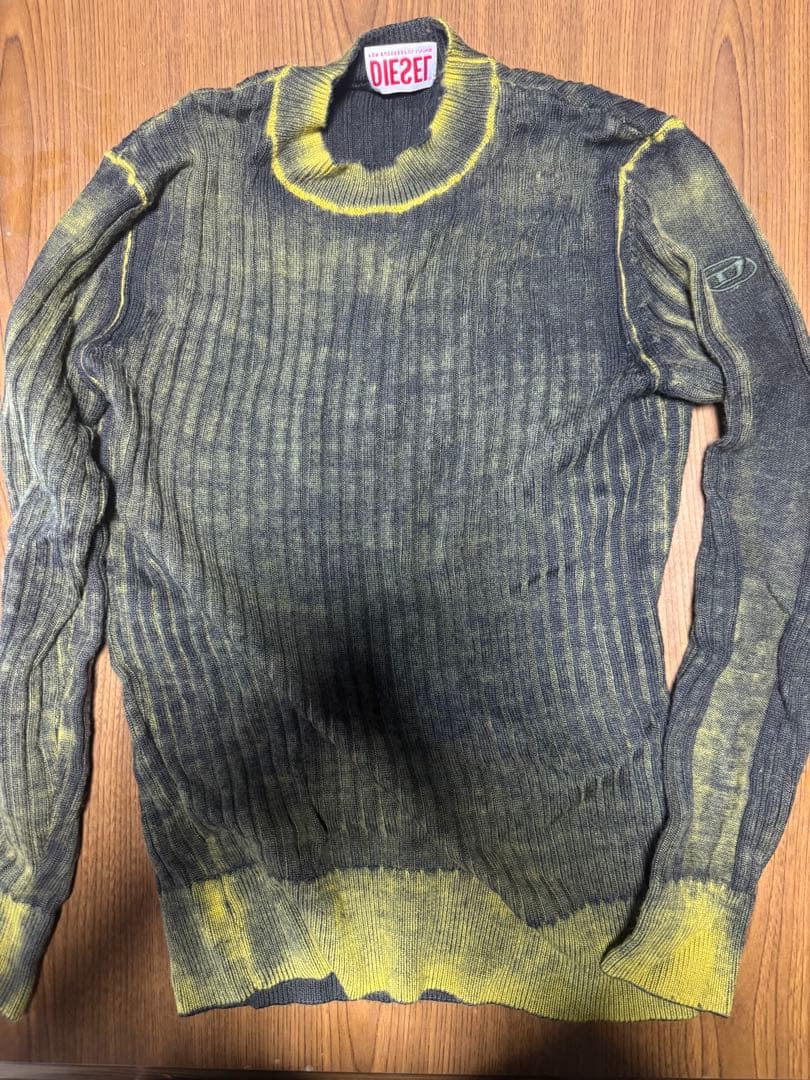 DIESEL K-ANDELERO イエロー M ニット セーター