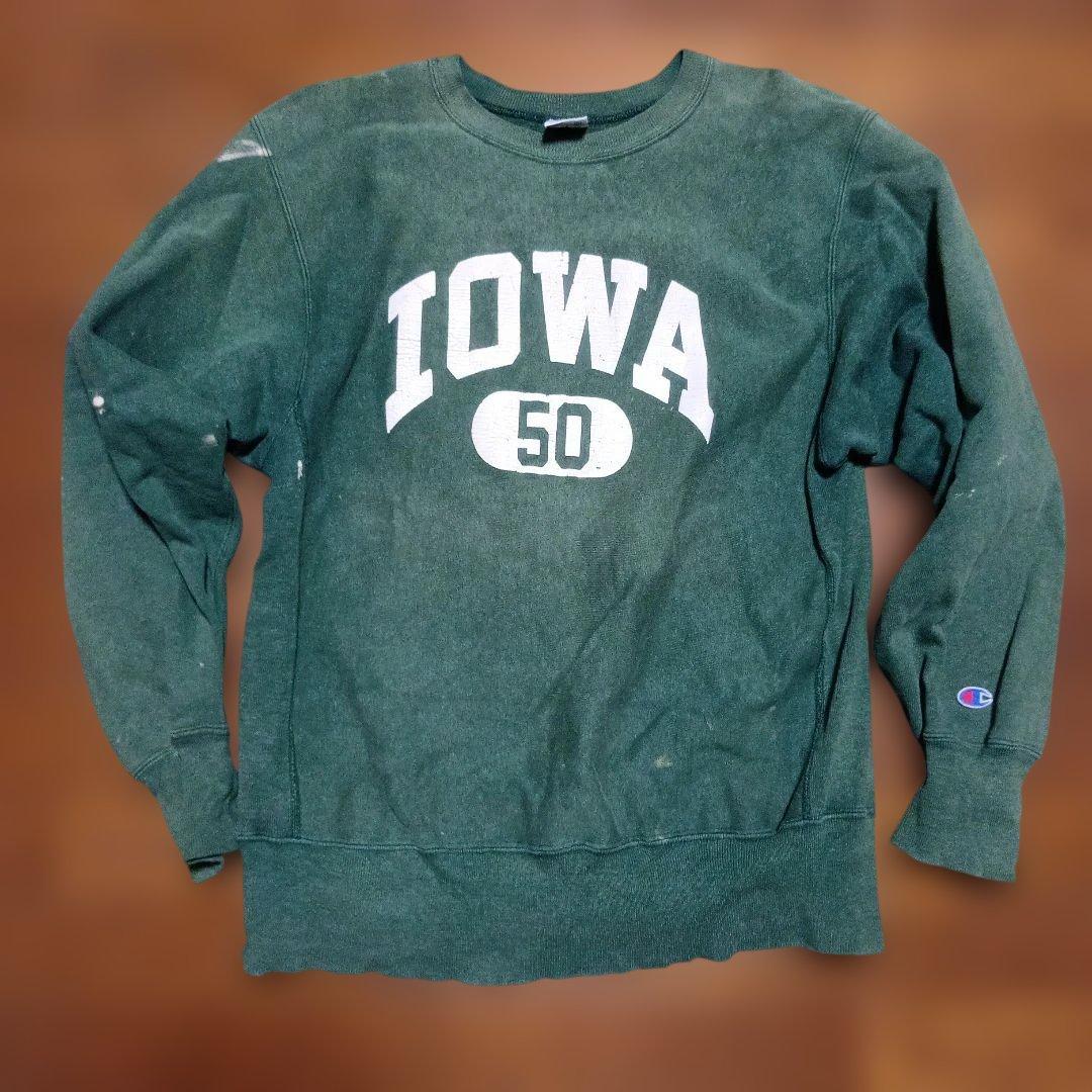 p*o様 Champion Iowa 50 リバースウィーブ トレーナー L