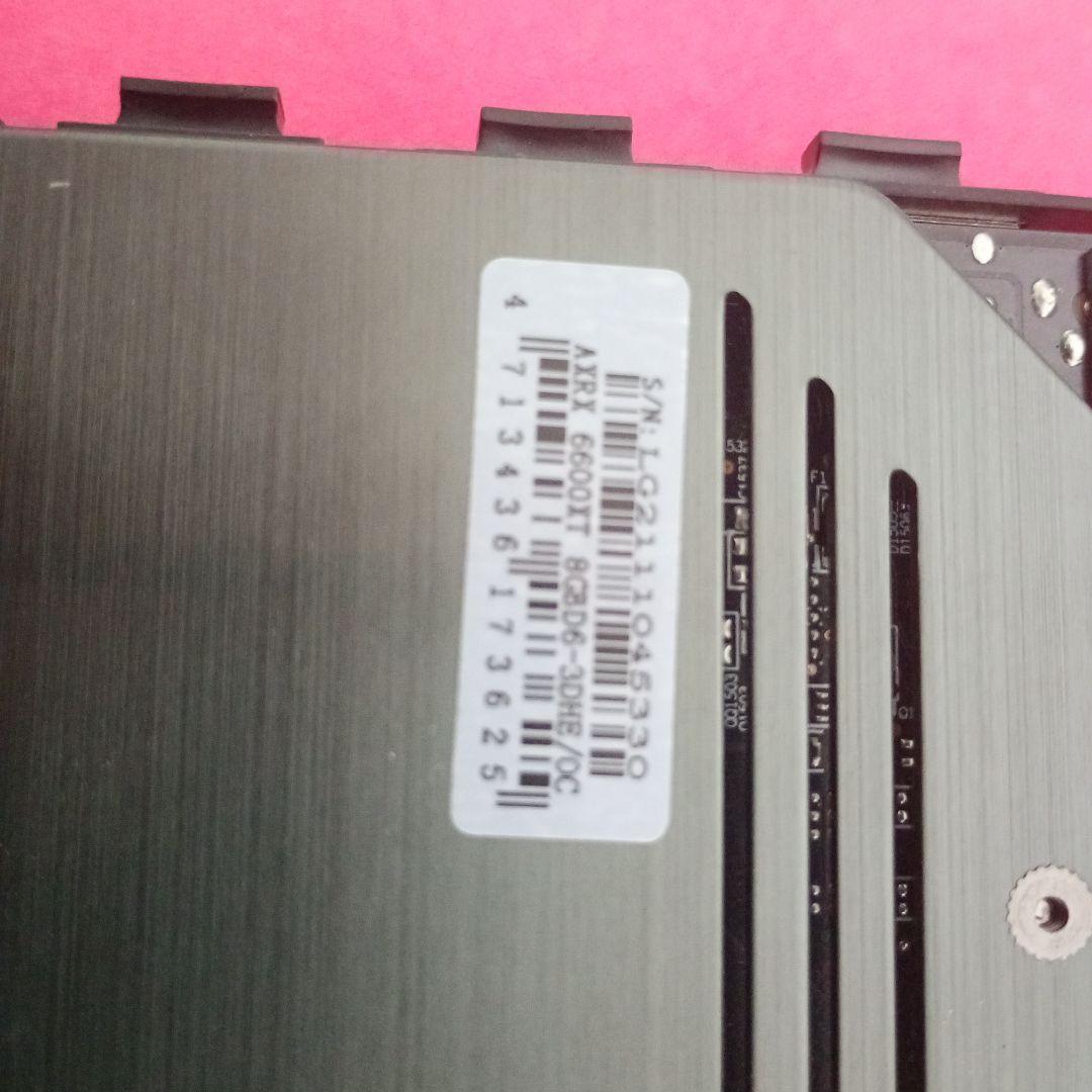 グラフィックボード・グラボ・ビデオカード Red Devil RX6600XT 8 GBD6-3DHE/OC