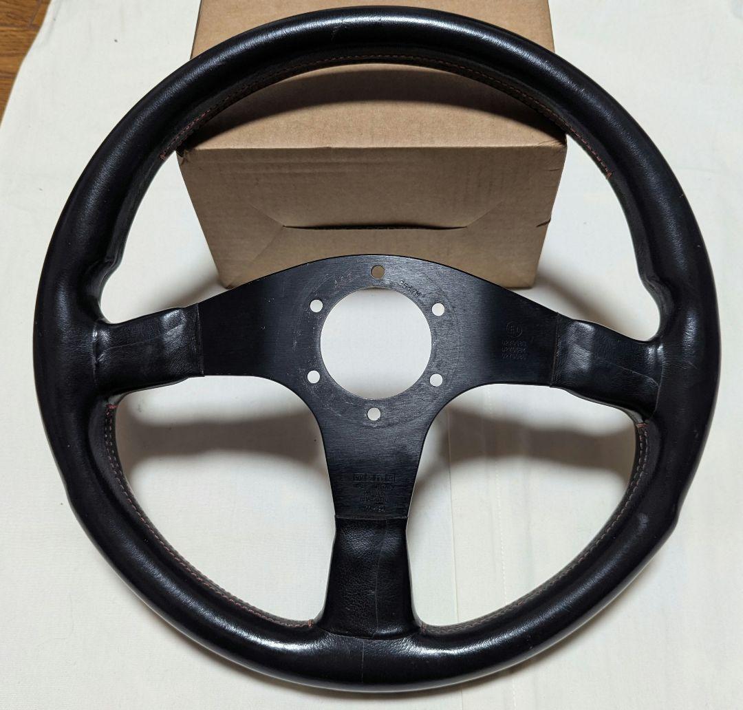 正規品 当時物 MOMO CORSE コルサ レザーステアリング