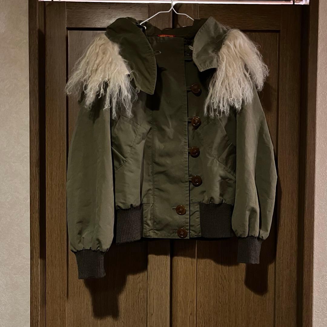 ヴィヴィアン　ファー　フード　ブルゾン