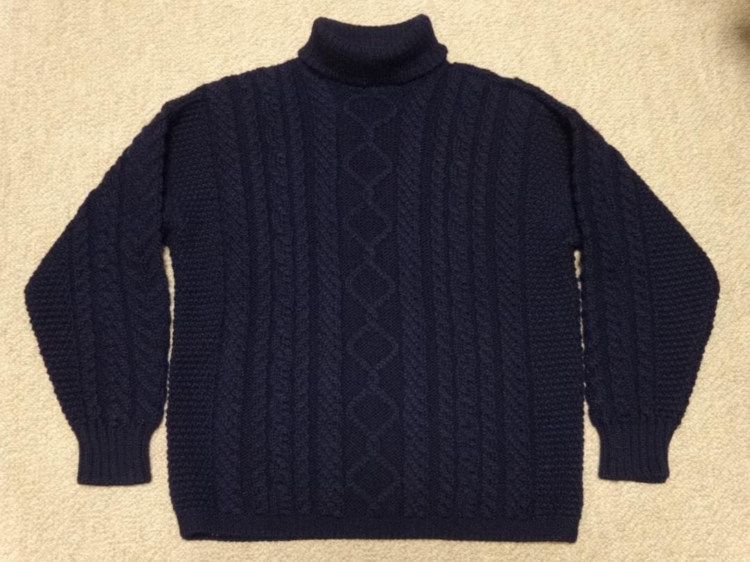 t*i様 極美品　一生もの　イギリス製　ガンジーウーレンズ　タートルネックセータ