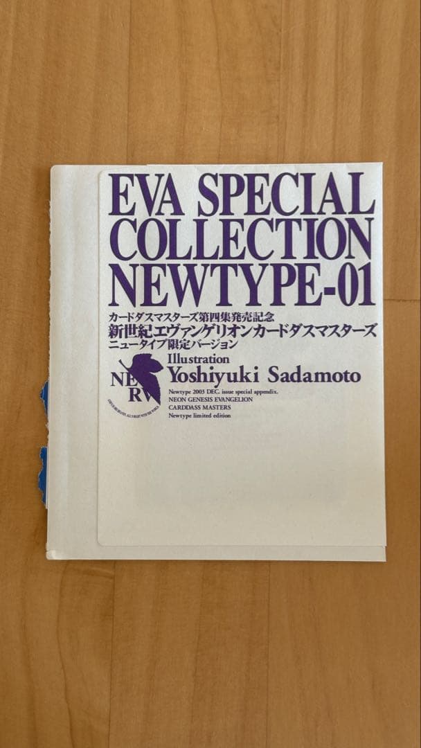 未開封　エヴァンゲリオン　カードダスマスターズ第四集発売記念　Newtype限定