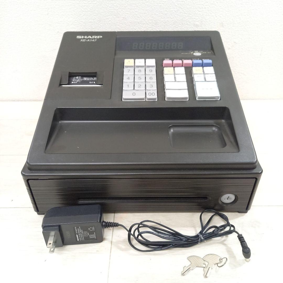 SHARP レジスター XE-A147-B ブラック シャープ