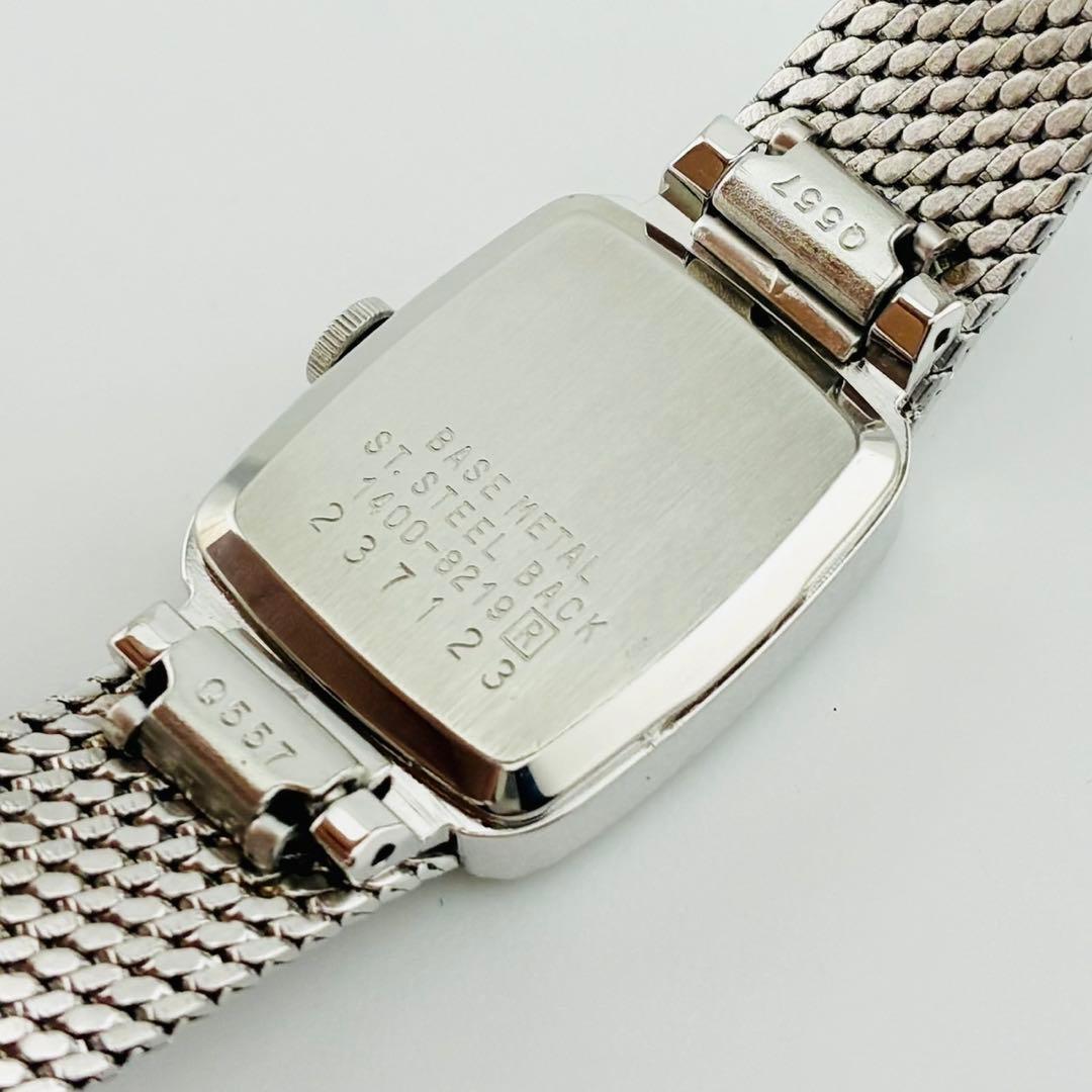 【希少/電池交換済】SEIKO 腕時計　クォーツ　シルバー　セイコー　チェーン