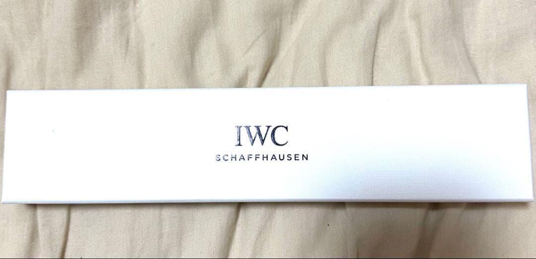 【未使用】IWC ポルトギーゼ 純正ラバーベルト　紺色