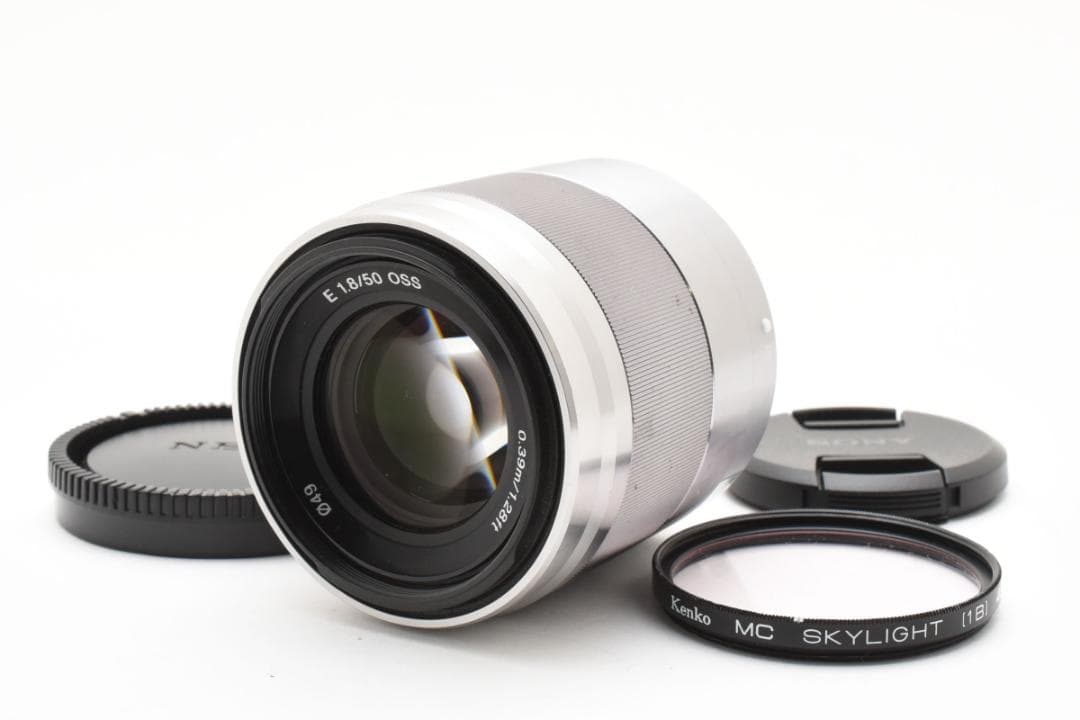 【良品】SONY E 50mm F1.8 OSS シルバー #9419