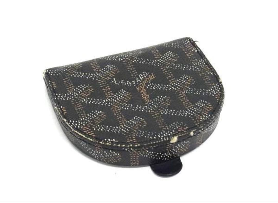 GOYARD ゴヤール ヘリンボーン PVC ケース パース　馬蹄形