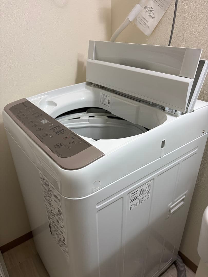 【美品】パナソニック 洗濯機 6kg NA-F60PB15 動作良好 清潔感あり