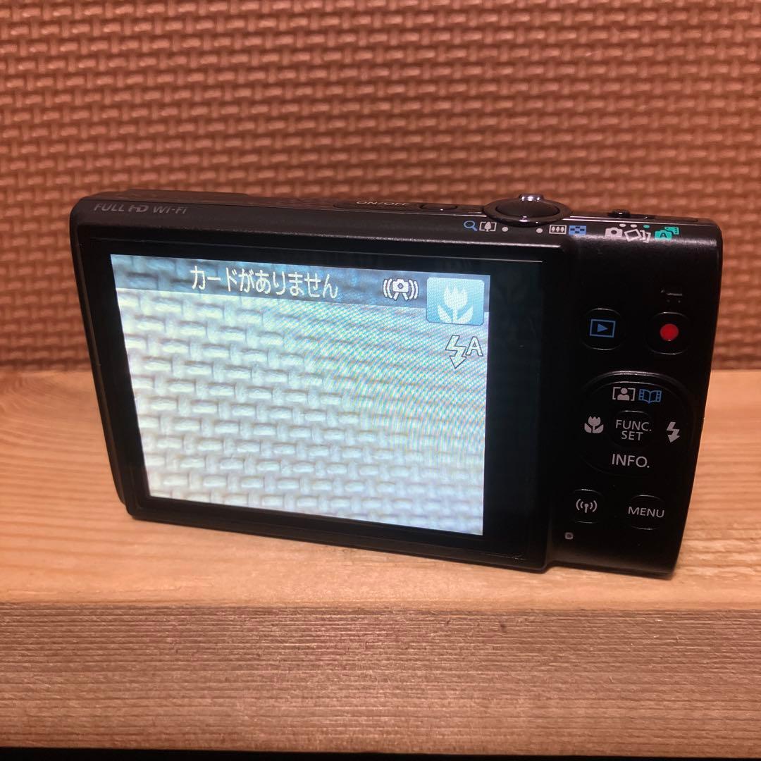 Canon IXY650 コンデジ ブラック 予備バッテリー/SDカード付き